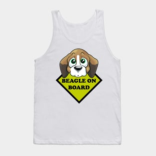 Beagle on board Tank Top